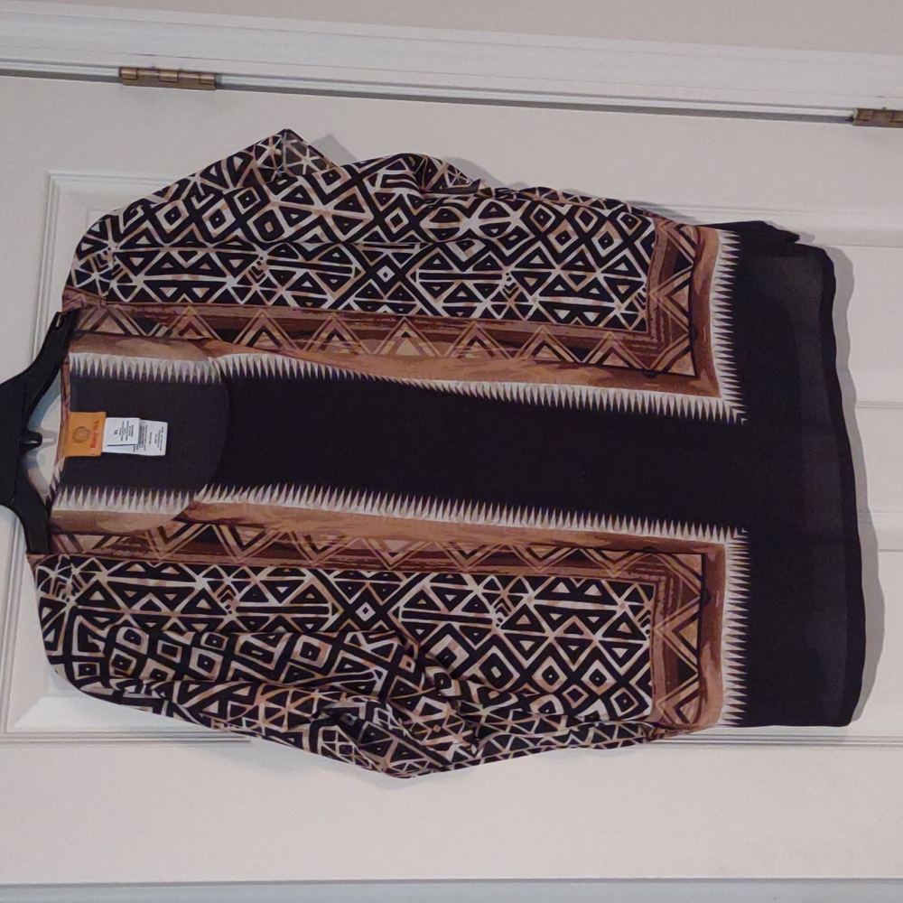 Ruby Rd. sleeveless blouse with black under  shirt in size XL